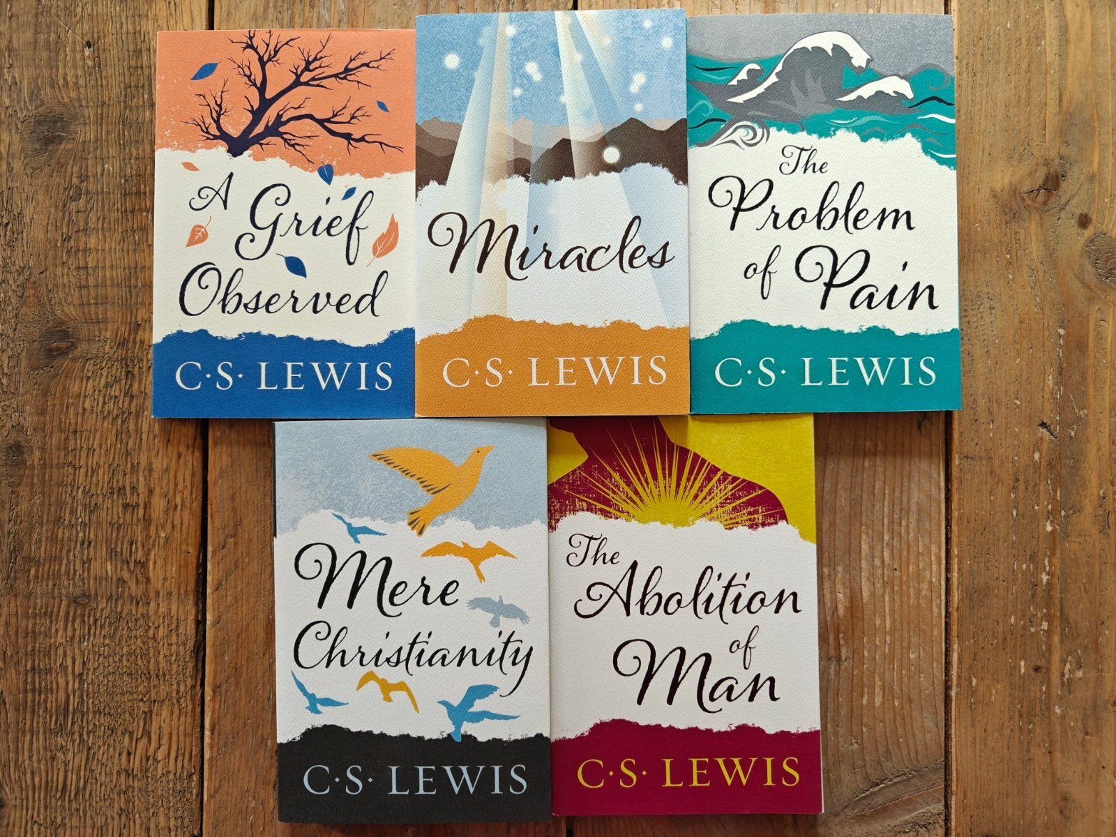 5 Engelse boeken van C.S Lewis., Boeken, Ophalen of Verzenden, Zo goed als nieuw