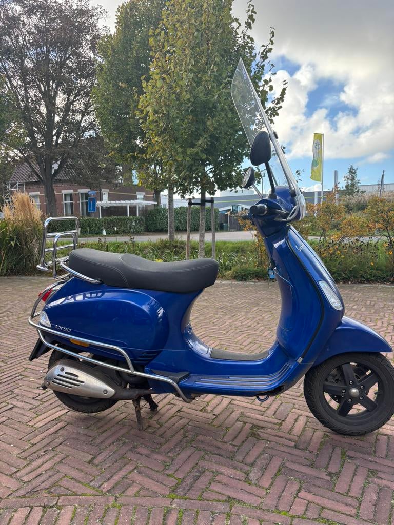VESPA LX50 2008 Blauw, Ophalen, Gebruikt, Benzine, Vespa LX