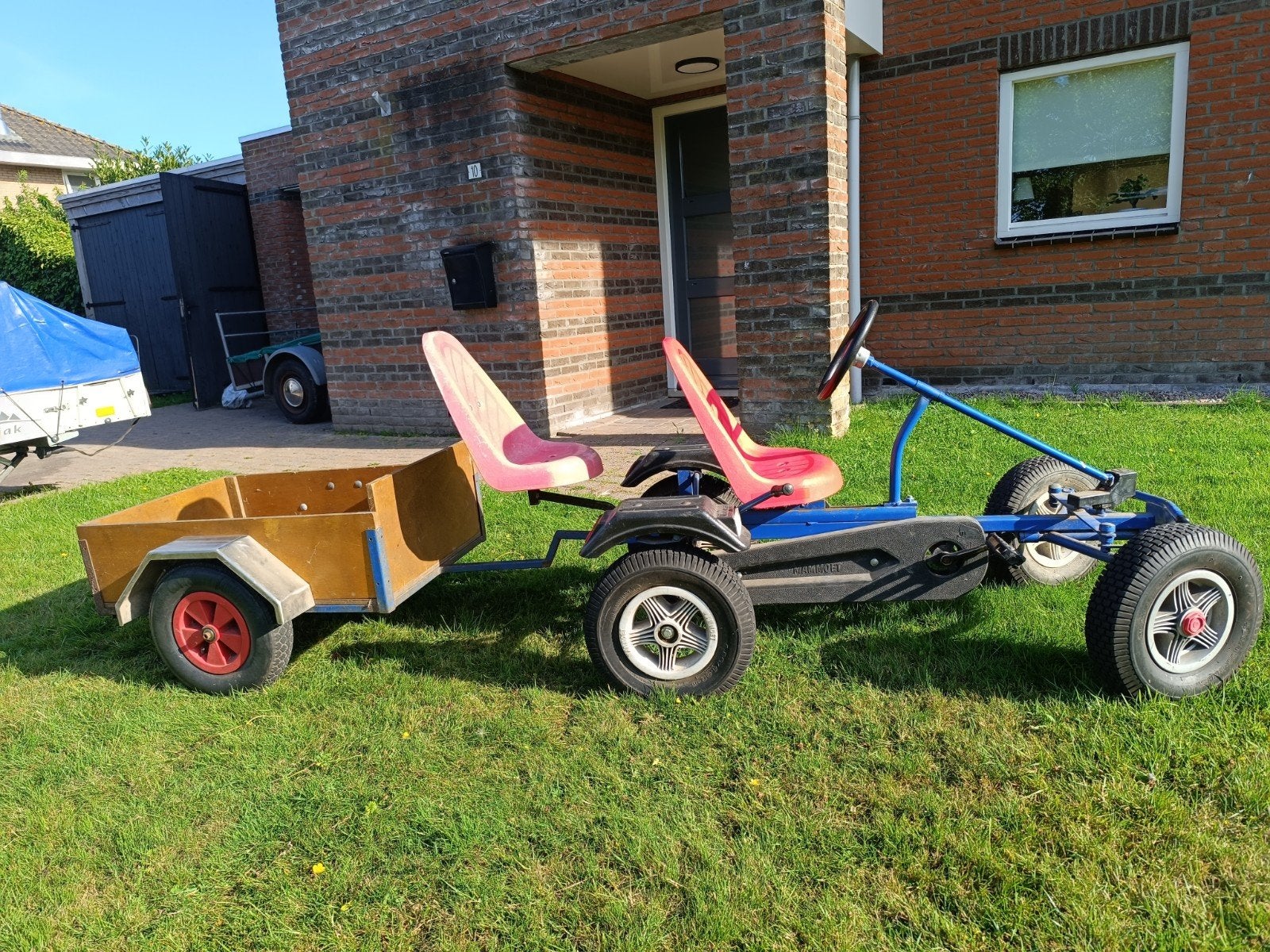 Skelter met aanhanger - Gebruikt maar functioneel, Ophalen, Gebruikt, Trapvoertuig