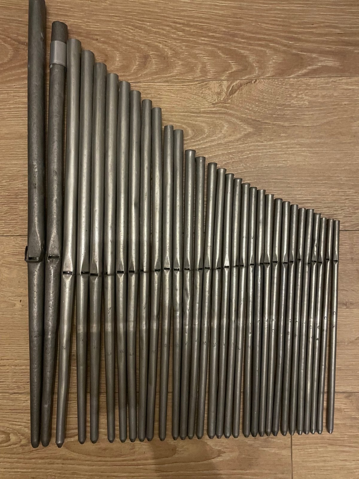 Pijpwerk Viola di Gamba 4 vt. Discant - voor pijporgel, Muziek en Instrumenten, Orgels, Ophalen, Gebruikt, 2 klavieren, Orgel
