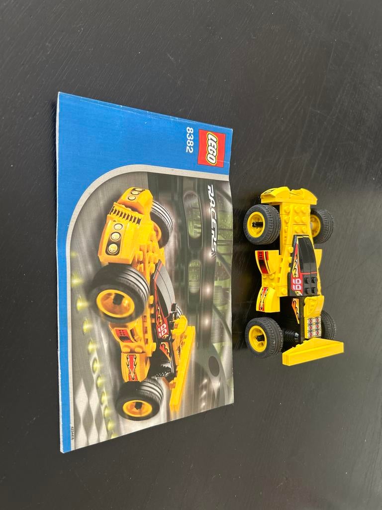 Lego Racers 8382 Hot Buster met instructieboekje, Gebruikt, Lego, Ophalen of Verzenden, Compleet