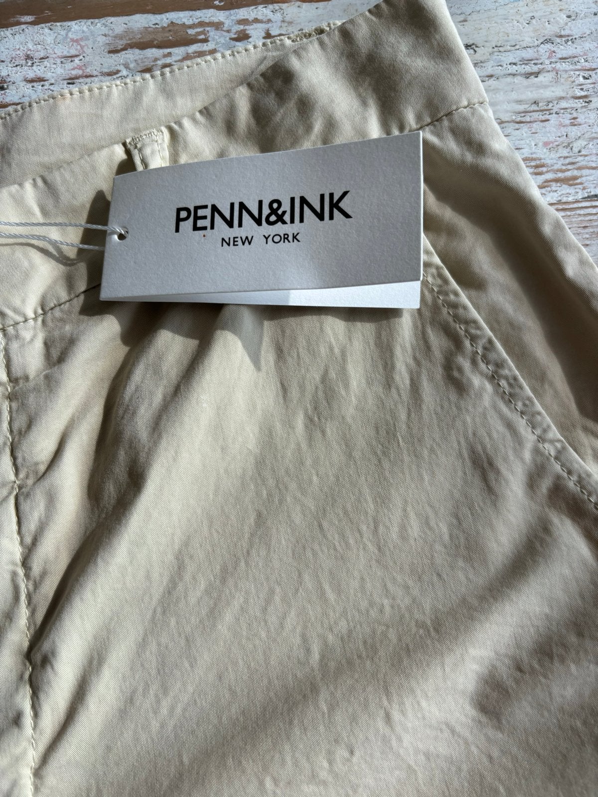 Nieuwe Penn&Ink New York Trousers - Zandkleurig, Maat 38/40 (M), Beige, Nieuw, Ophalen of Verzenden