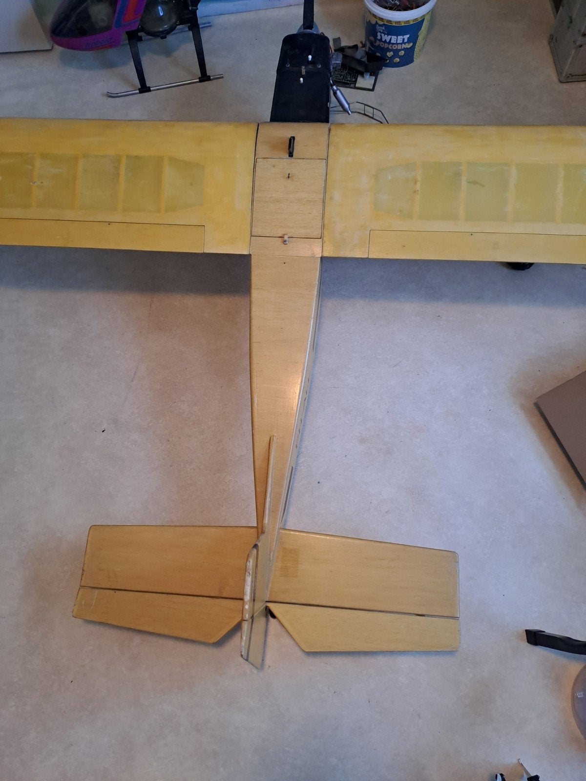 Rc vliegtuig Big Lift., Ophalen, Nitro