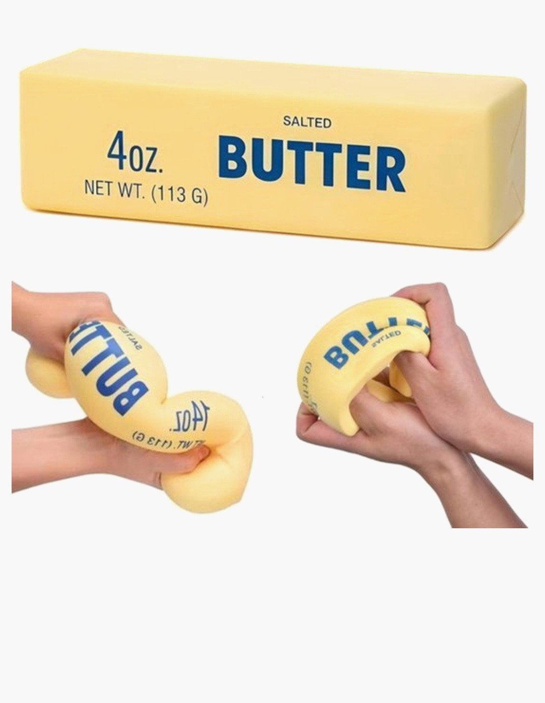Anti-stress boter squishy - Nieuw, Kinderen en Baby's, Speelgoed | Overig, Ophalen of Verzenden, Nieuw, Jongen of Meisje