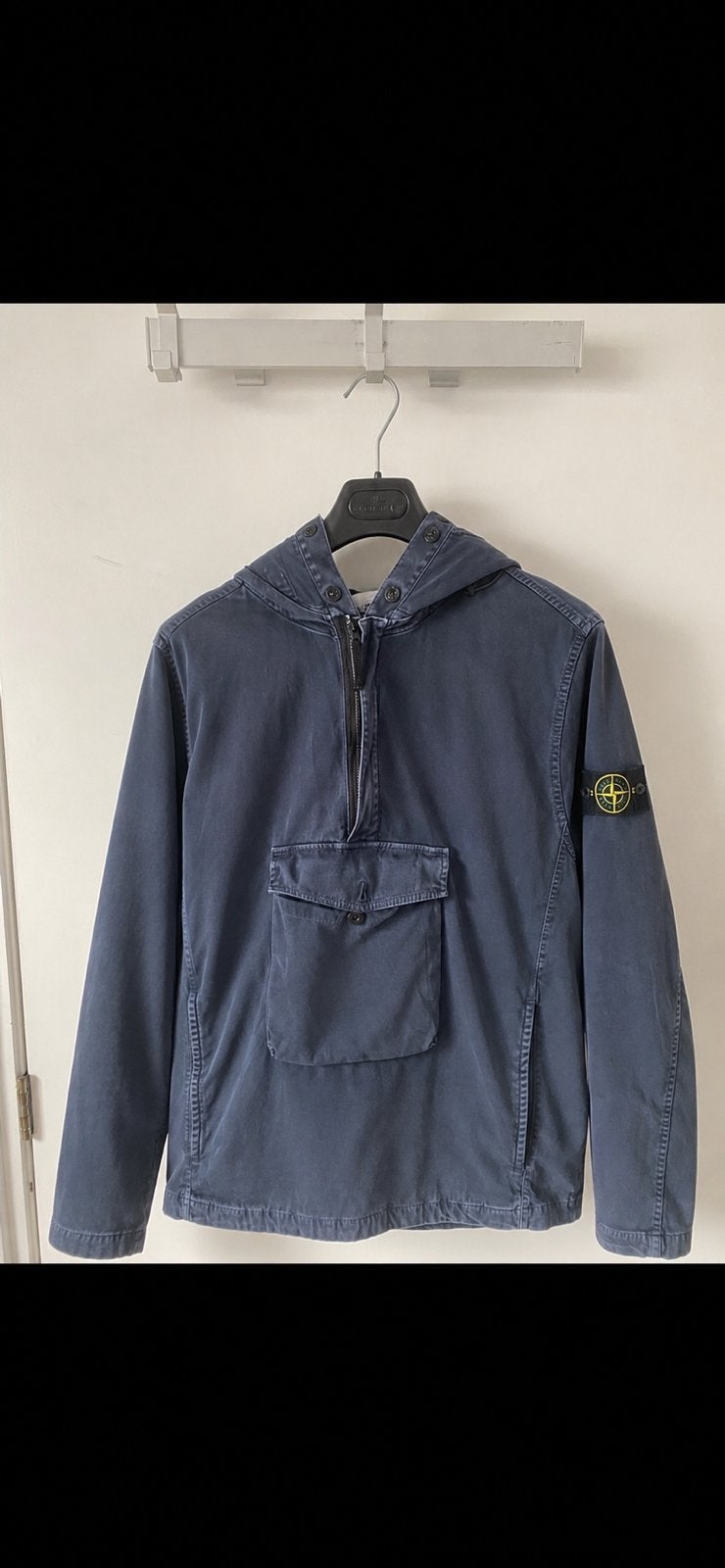 Stone Island Jas- Maat S- Donkerblauw, Ophalen of Verzenden, Zo goed als nieuw, Blauw