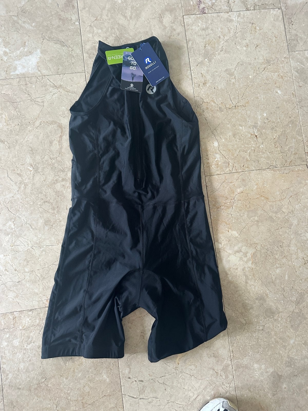 Rogelli Florida Trisuit Dames en Heren Mouwloos Triathlon Pa, Zwart, Maat 46/48 (XL) of groter, Nieuw, Ophalen of Verzenden