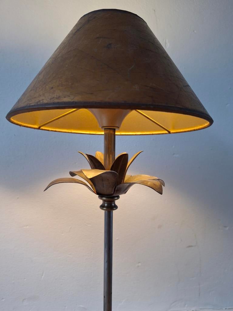 Vintage Hollywood Regency Tafellampen - Set van 2 messing, Antiek en Kunst, Antiek | Lampen, Ophalen of Verzenden