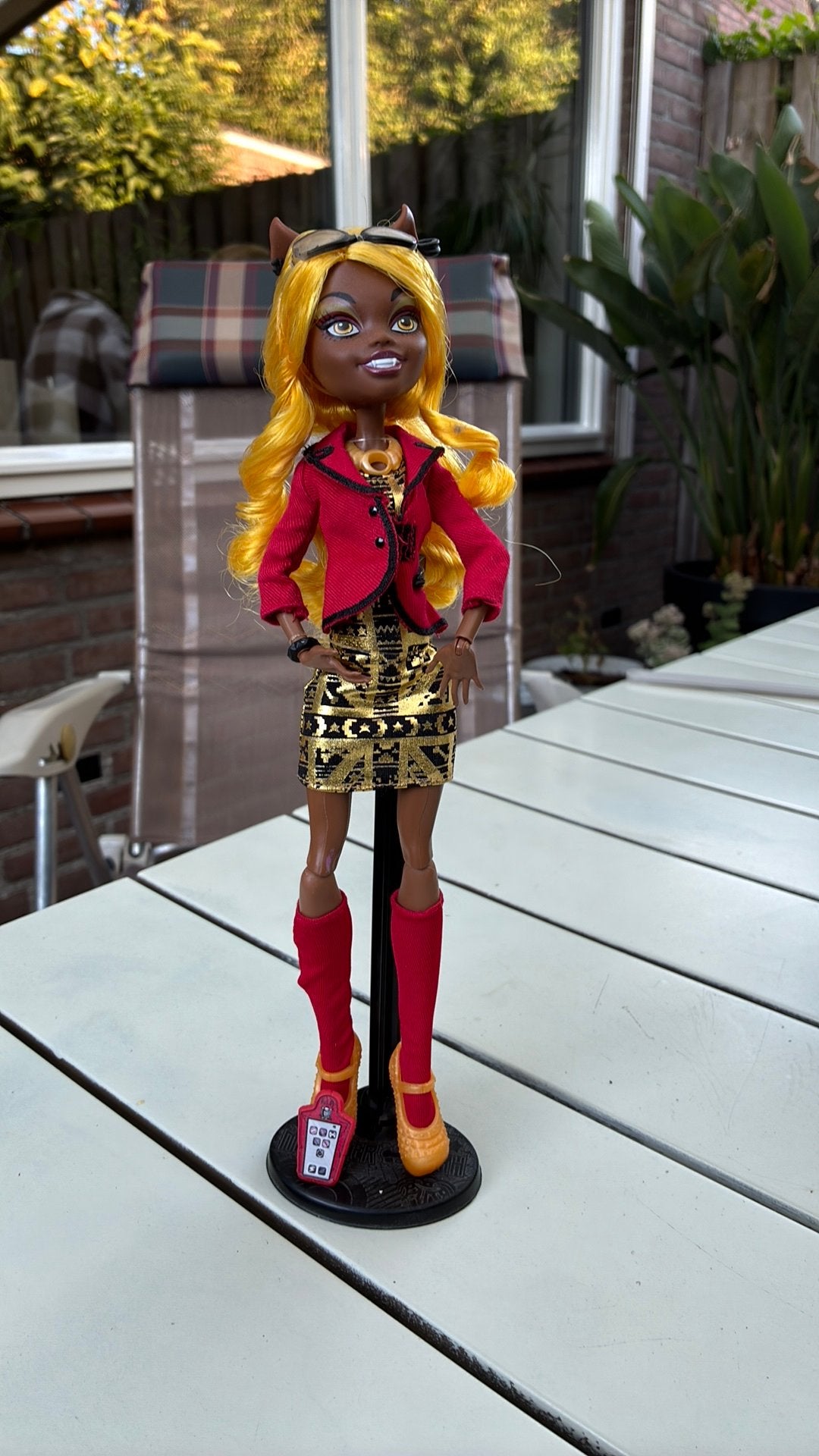 Te koop Monster High Claudia Wolf, Ophalen, Zo goed als nieuw, Pop