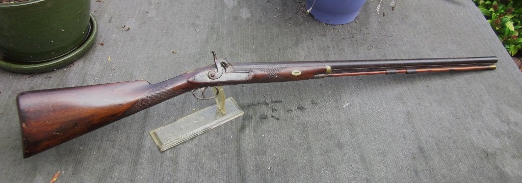 antiek Percussie geweer 1850  Vrijgesteld, Ophalen of Verzenden, Overige soorten, Overige gebieden, Overige typen