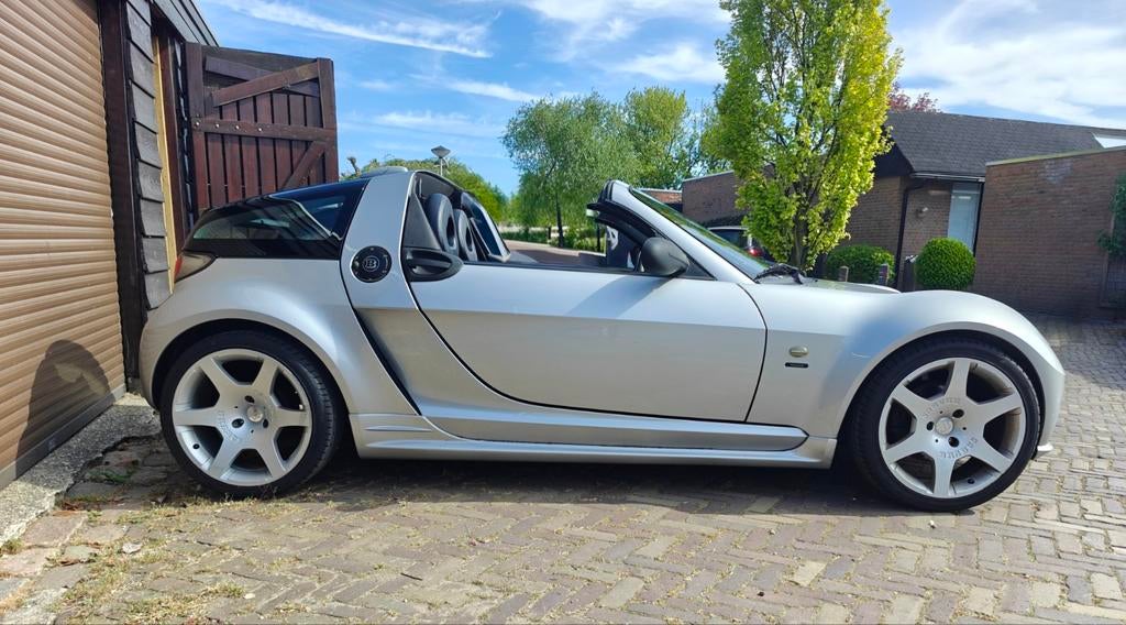 Smart Roadster 0.7 Coupe Brabus Xclusiv 2006, Auto's, Smart, Automaat, Achterwielaandrijving, Zwart, Leder