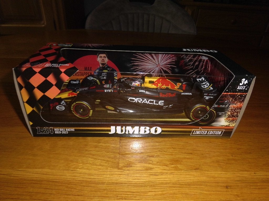 Max Verstappen Redbull Racing RB19-2023 F1 race auto, Ophalen of Verzenden, Nieuw, Formule 1