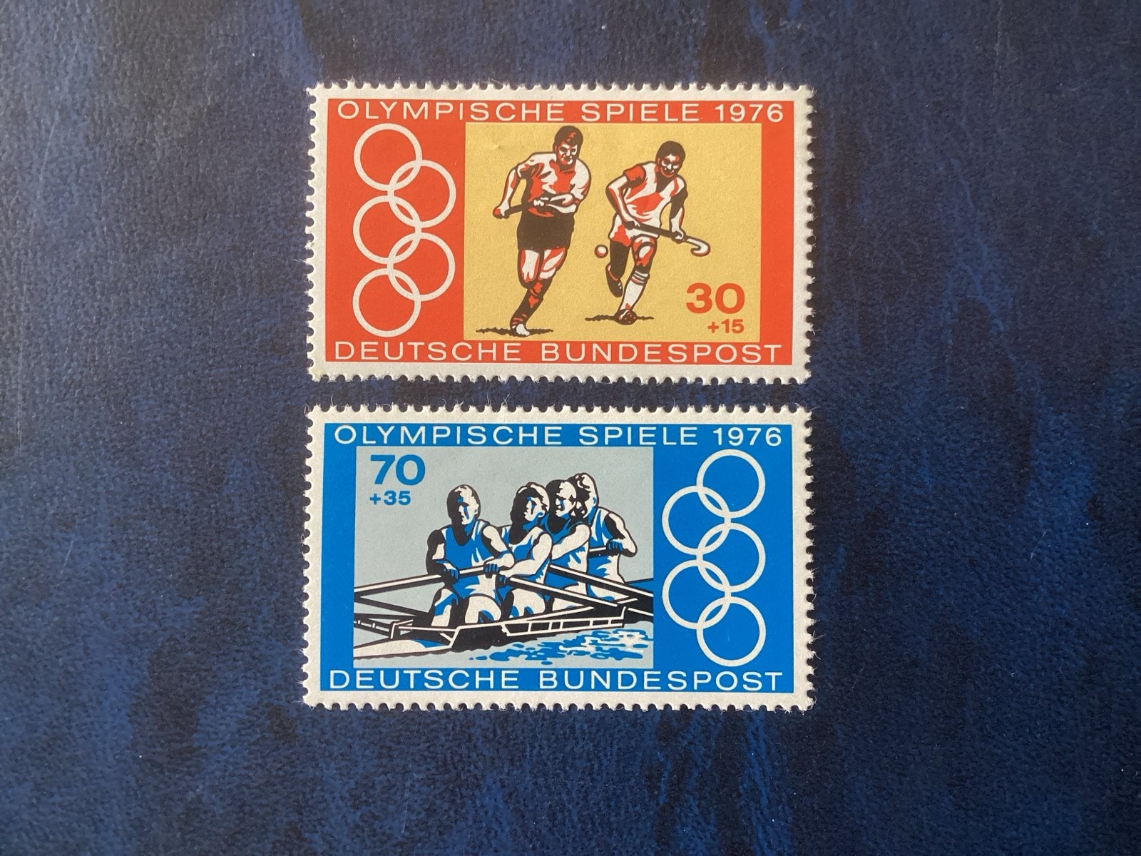 Duitse Olympische Spelen 1976 postzegels postfris, Postzegels en Munten, Ophalen of Verzenden, BRD, Postfris