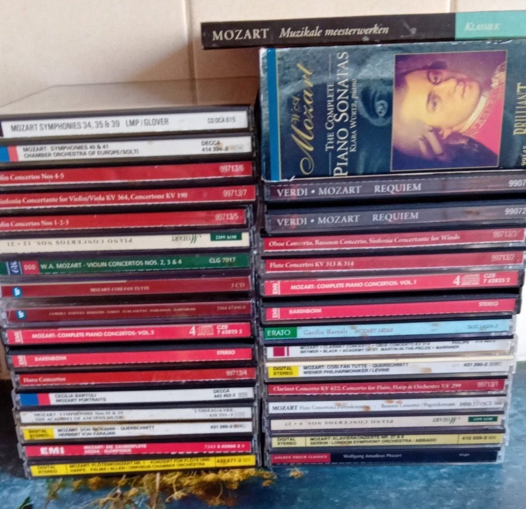 Mozart : 20 cd's en boek...., Inclusief boekje, Mozart, Ophalen of Verzenden, Classicisme