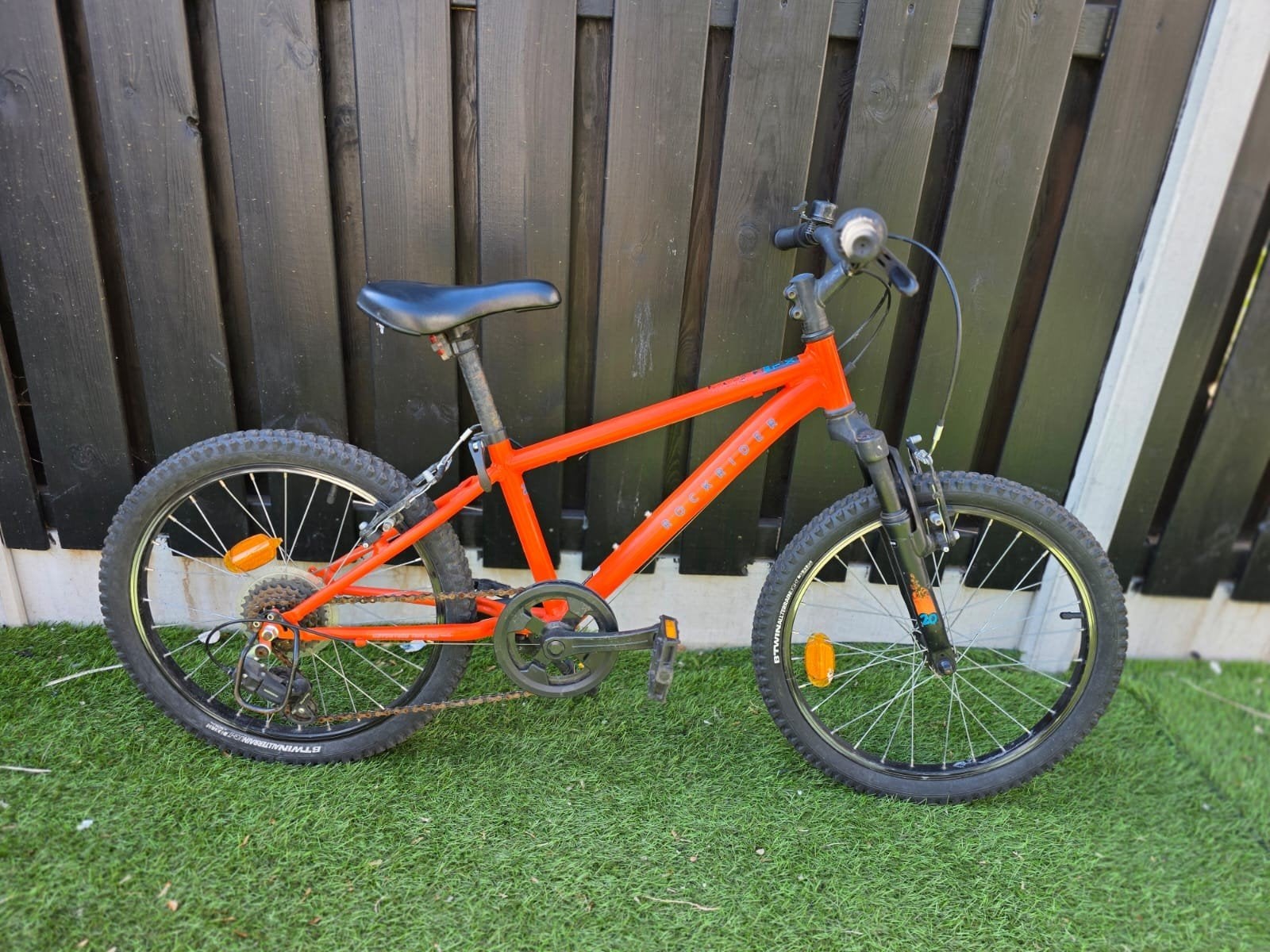 B'Twin Rockrider ST500 Kinderfiets 20 inch Oranje, Ophalen, 20 inch of meer, Gebruikt, B'Twin Rockrider
