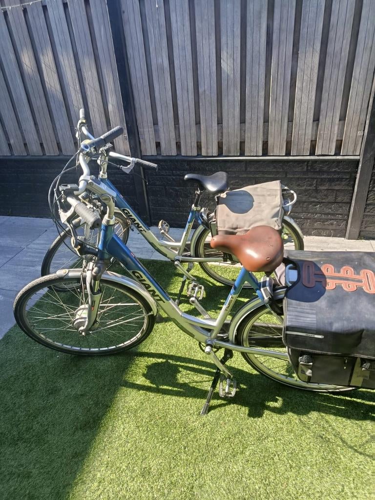 2 Giant Twist elektrische fietsen met extra accu, Fietsen en Brommers, Elektrische fietsen, Ophalen, Gebruikt, Giant, 51 tot 55 cm