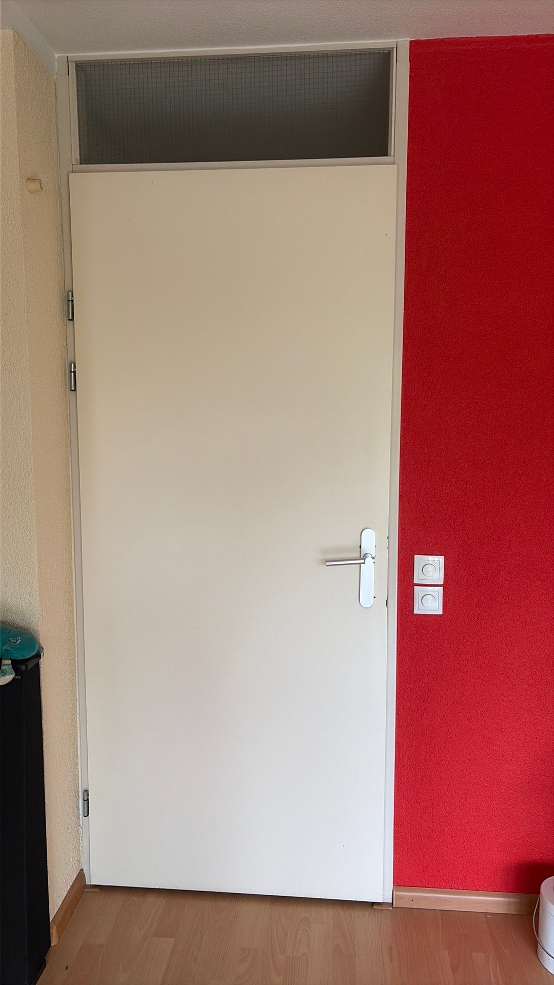 Opdekdeur met kozijn, Doe-het-zelf en Verbouw, Ophalen, Zo goed als nieuw, Binnendeur, 200 tot 215 cm