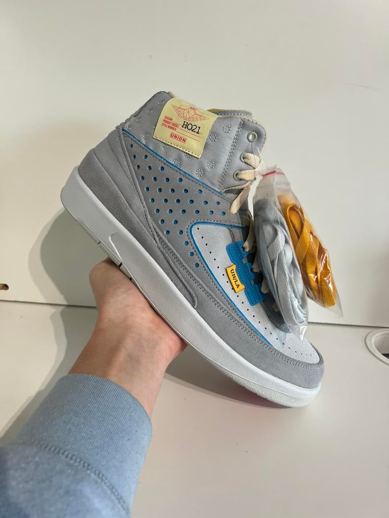 Nike Air Jordan 2 Union Grey Fog, Kleding | Heren, Schoenen, Overige kleuren, ., Nieuw, Ophalen of Verzenden