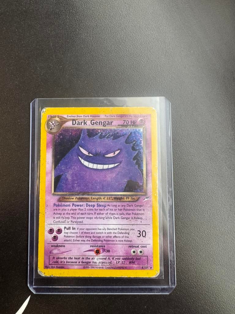 Dark Gengar 6/105 Holo - Pokemon kaart - Neo destiny, Ophalen of Verzenden, Gebruikt, Losse kaart, Foil