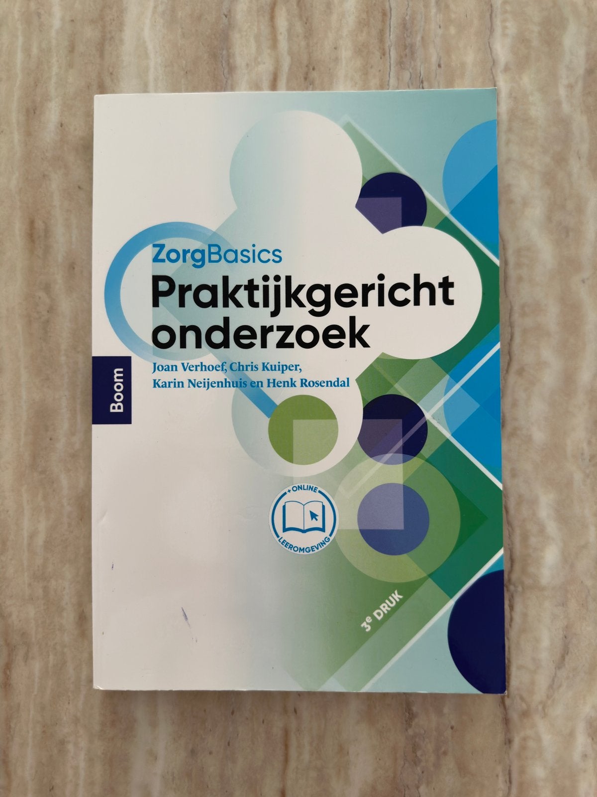 ZorgBasics Praktijkgericht Onderzoek – 5e druk, Ophalen of Verzenden, Beta, Zo goed als nieuw, HBO