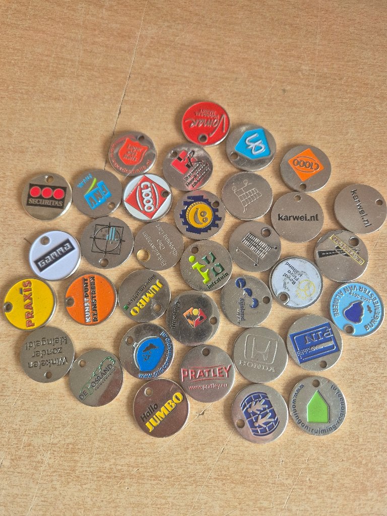Winkelwagenmuntjes - Diverse Merken en Winkels, Ophalen of Verzenden