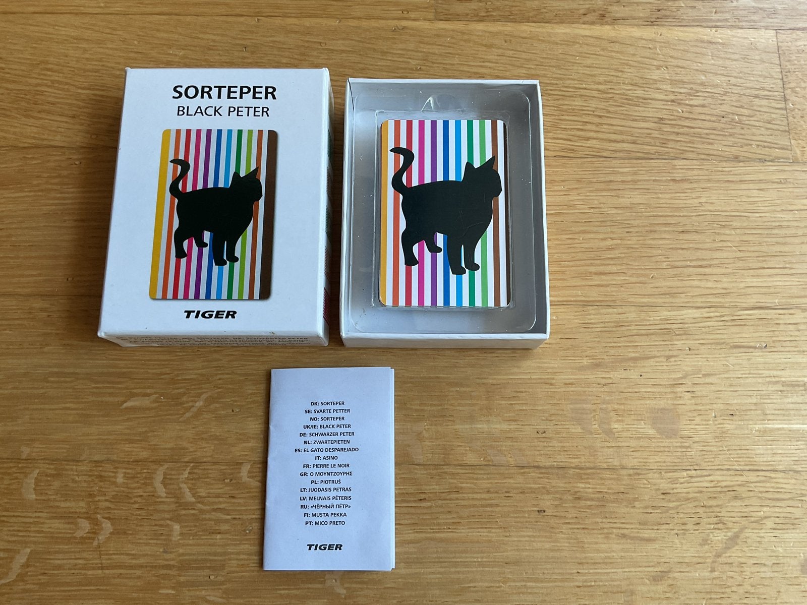 Kaartspel zwarte pieten. Tiger. ZGAN., Hobby en Vrije tijd, Gezelschapsspellen | Kaartspellen, Vijf spelers of meer, Ophalen of Verzenden