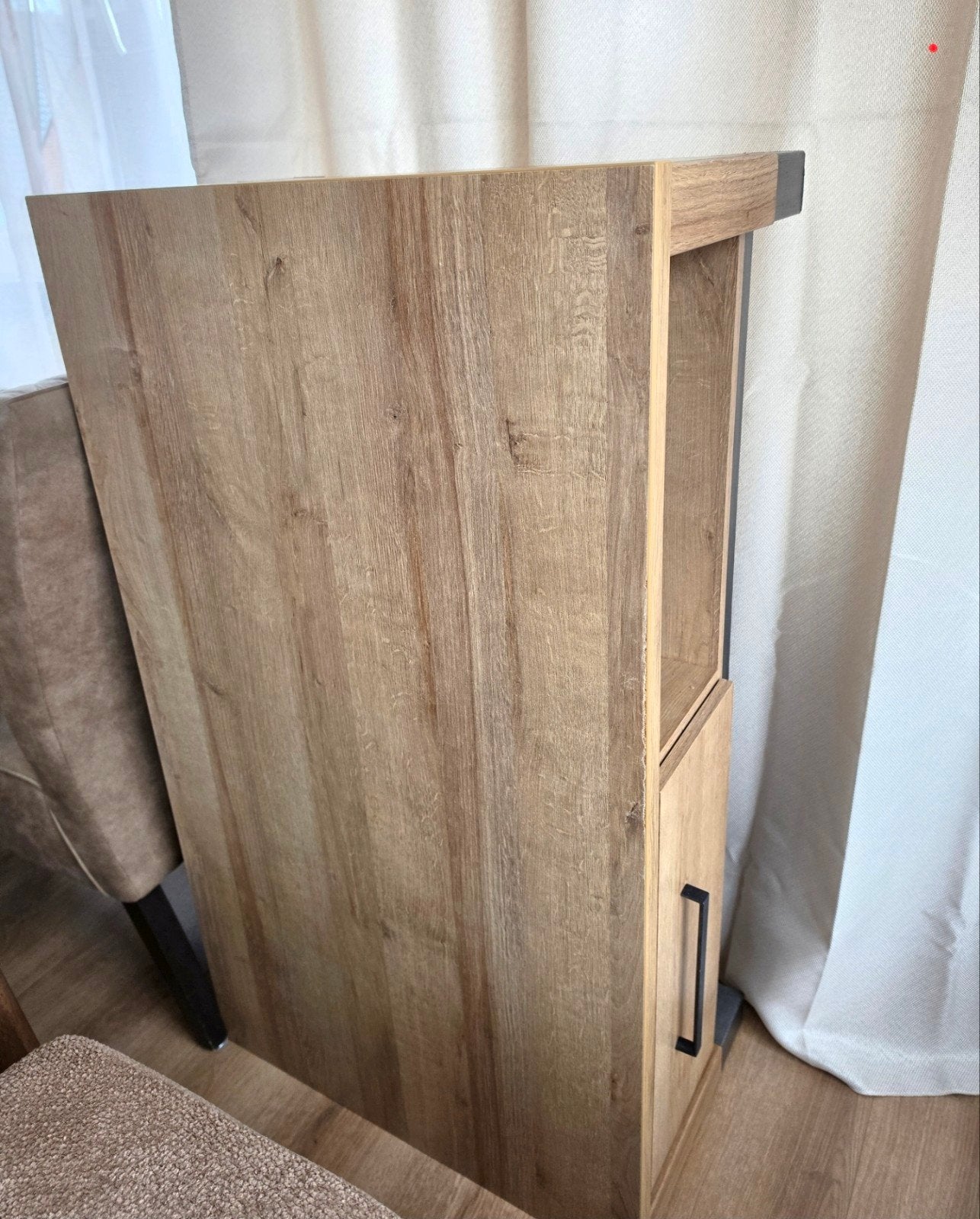 Houten bijzettafel met opbergruimte leenbakker Salontafel, Ophalen, Gebruikt