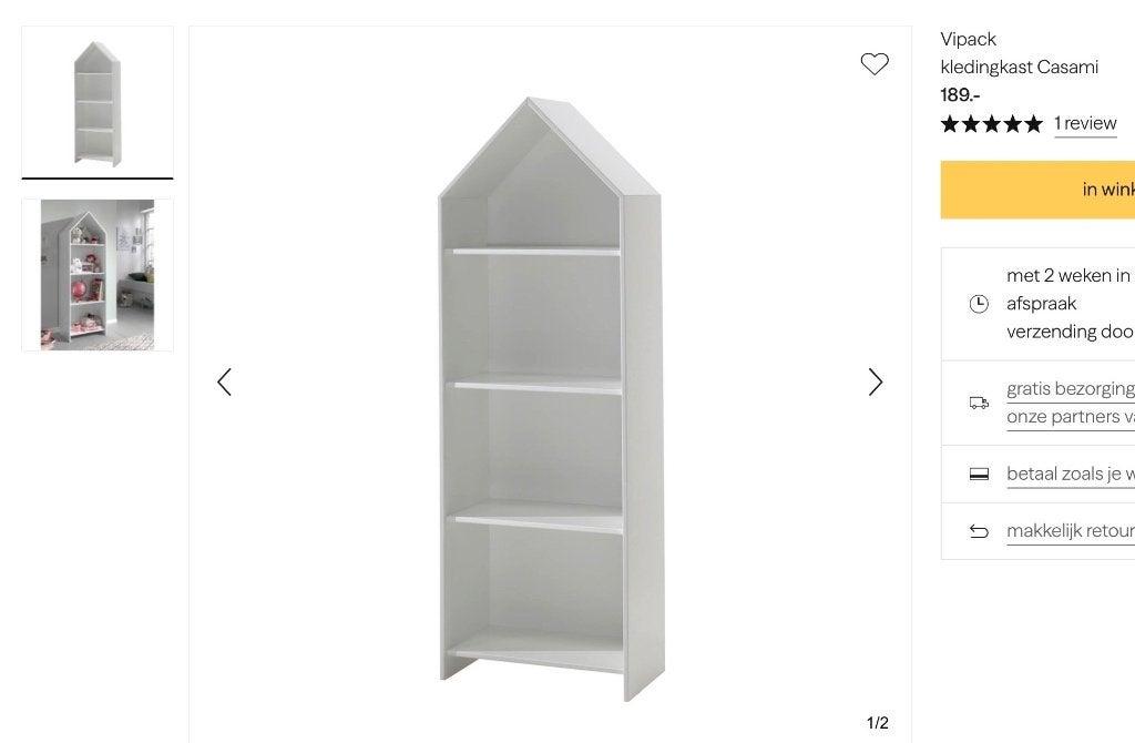 Boekenkast kinderkamer, Kinderen en Baby's, Kinderkamer | Complete kinderkamers, Ophalen, Zo goed als nieuw, Jongetje of Meisje