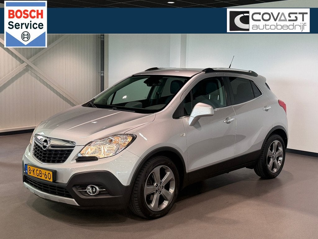 Opel Mokka 1.6 Cosmo Trekhaak|Navigatie|Camera|Stoelverw., Auto's, Euro 5, Gebruikt, Zwart, 4 cilinders