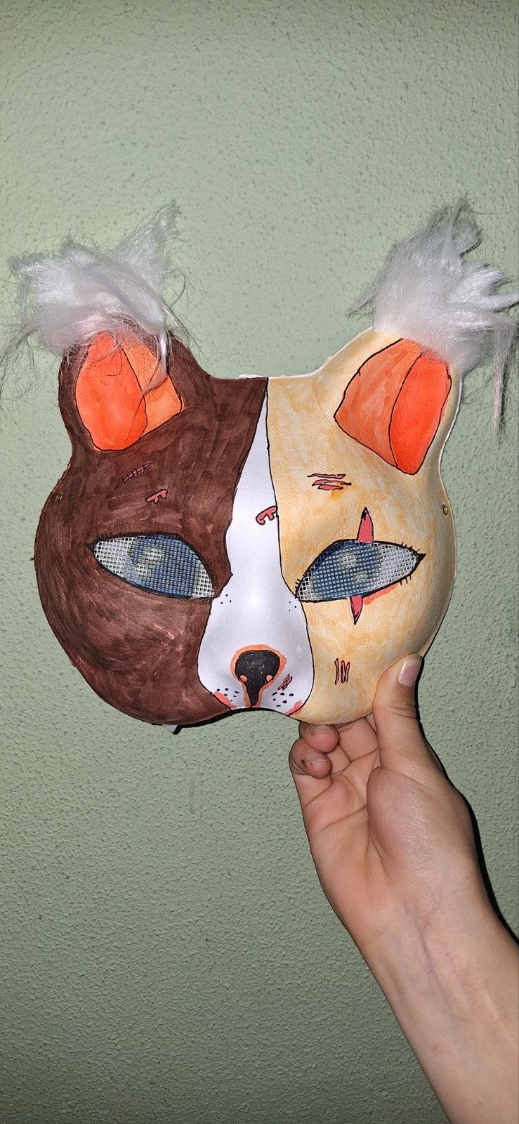 Therian cat mask, Ophalen of Verzenden, Nieuw, Overige typen