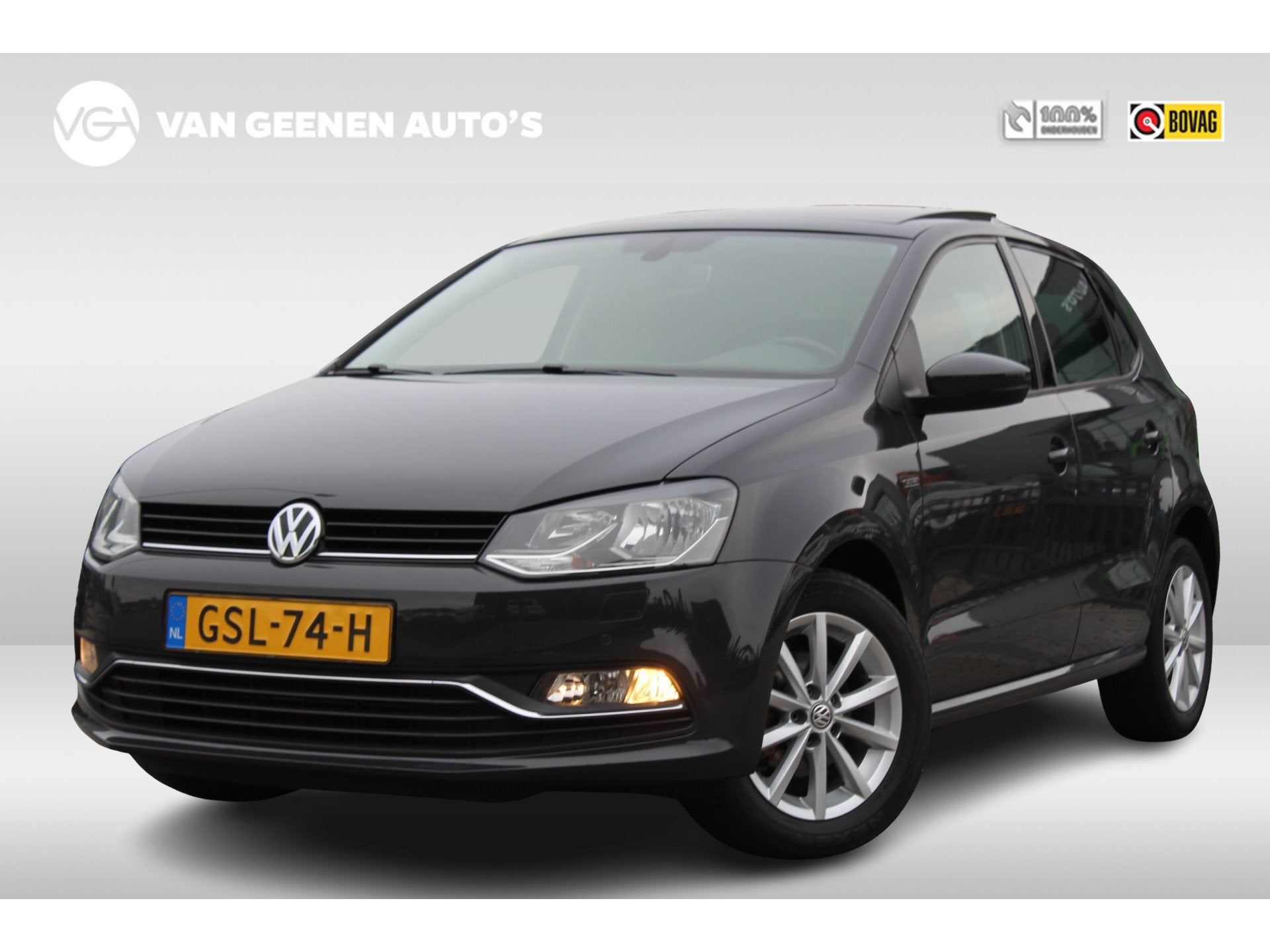 Volkswagen Polo 1.2 TSI 4-cilinder | Schuif/kanteldak | Stoe, Auto's, Stof, Gebruikt, 4 cilinders, Bedrijf
