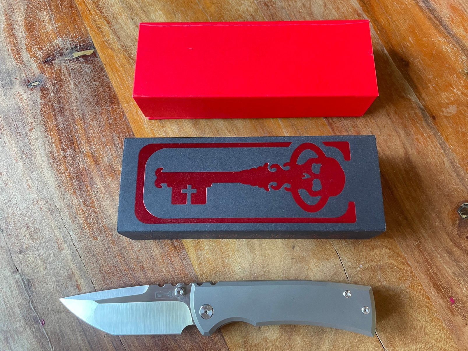 Chaves Knives Redencion 229 Tanto - full TI / M390, Ophalen of Verzenden, Zo goed als nieuw