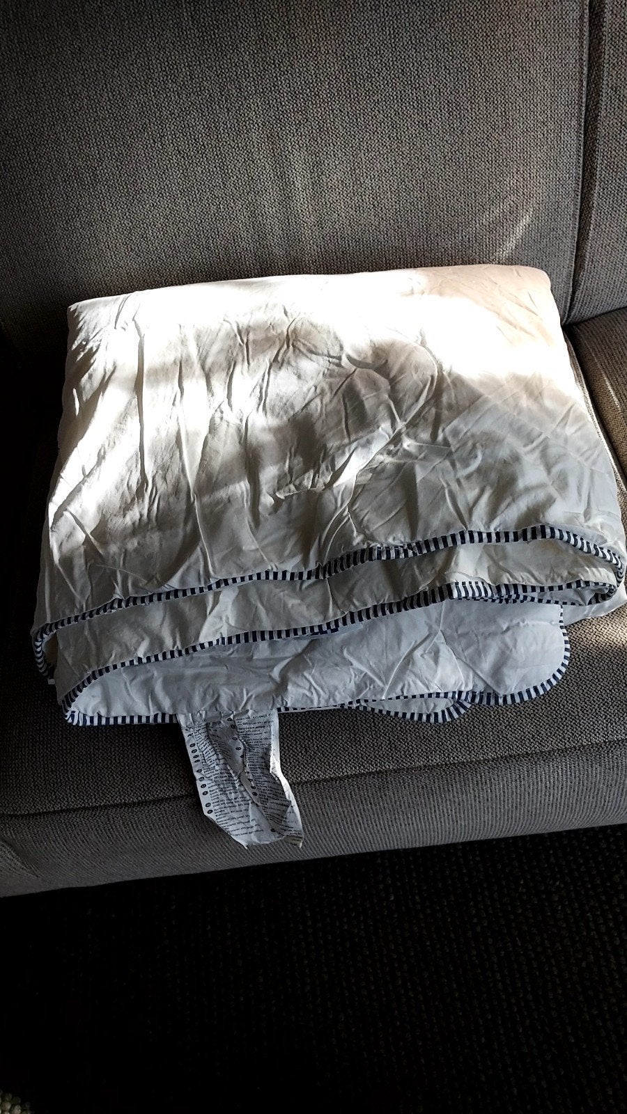 IKEA Dekbed 194x188 cm - Mysa 365+, Gebruikt, Eenpersoons, Wit, Ophalen of Verzenden