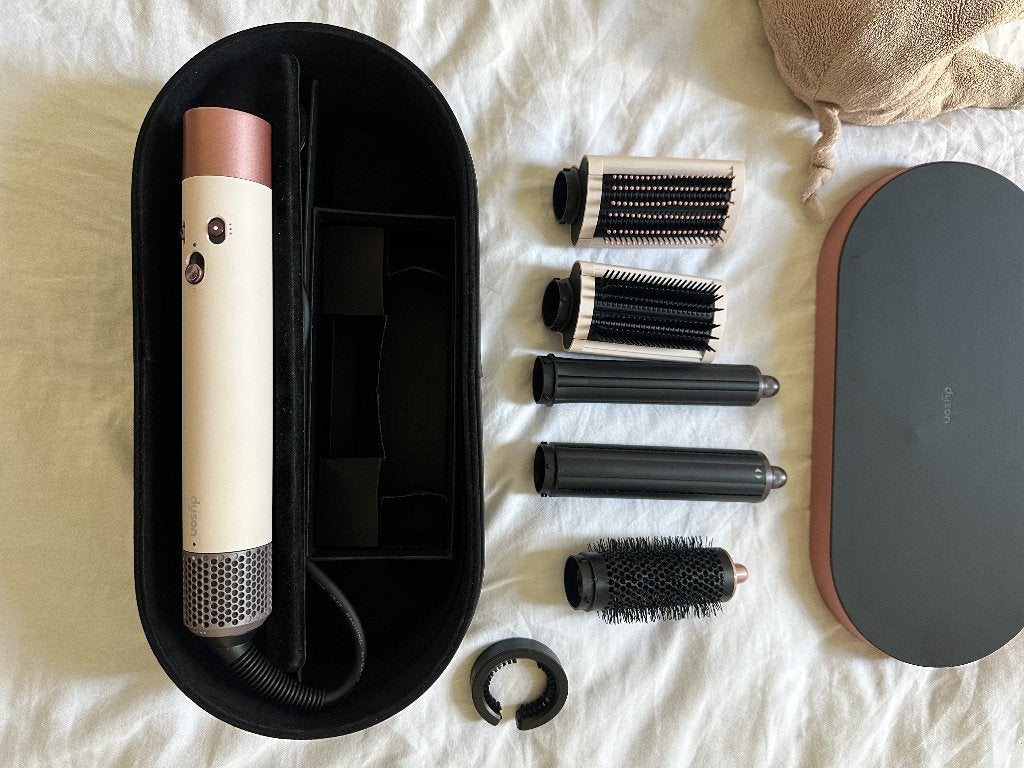 Dyson Airwrap Complete Styler met accessoires, Ophalen of Verzenden, Zo goed als nieuw, Krultang of Stijltang