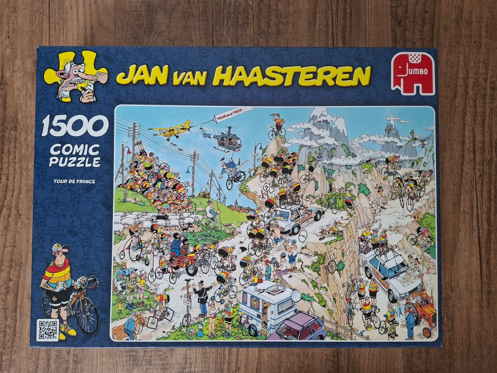 Jan van Haasteren Tour de France Puzzel 1500 stukjes, Hobby en Vrije tijd, Denksport en Puzzels, Ophalen of Verzenden, 500 t/m 1500 stukjes