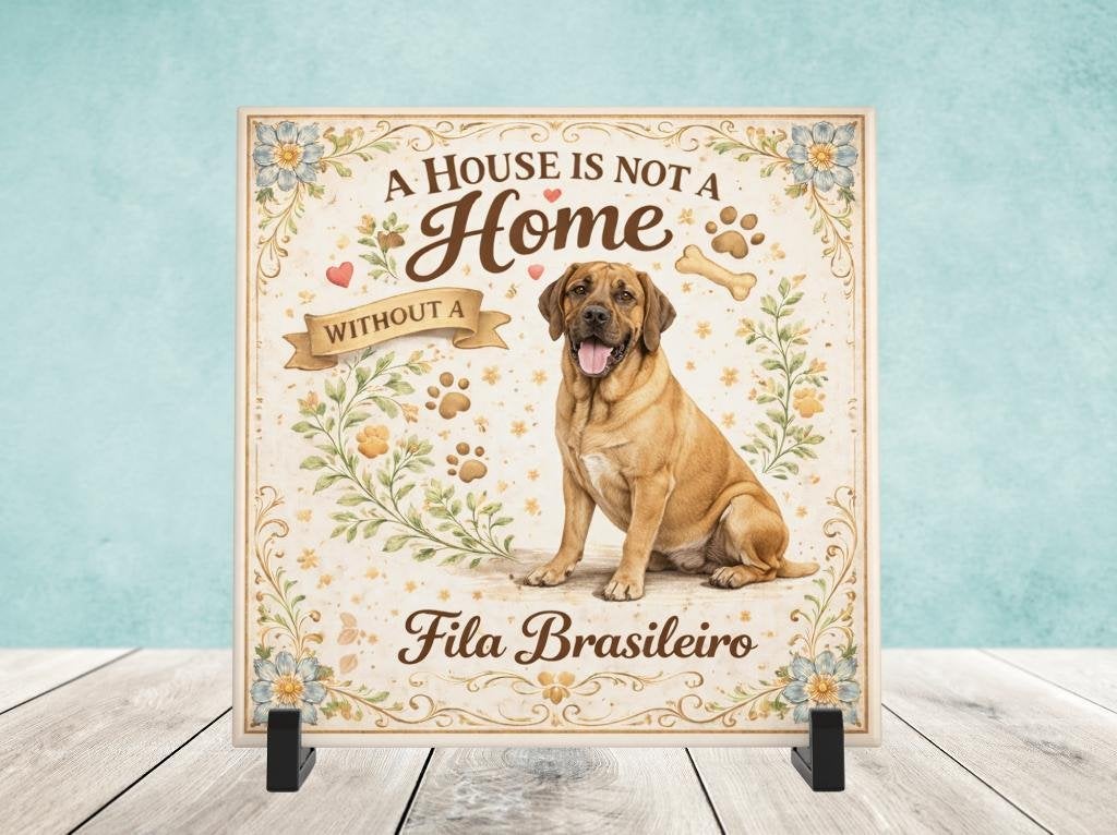 A House is not a Home Without a Fila Brasileiro - Tegel, Verzenden, Nieuw