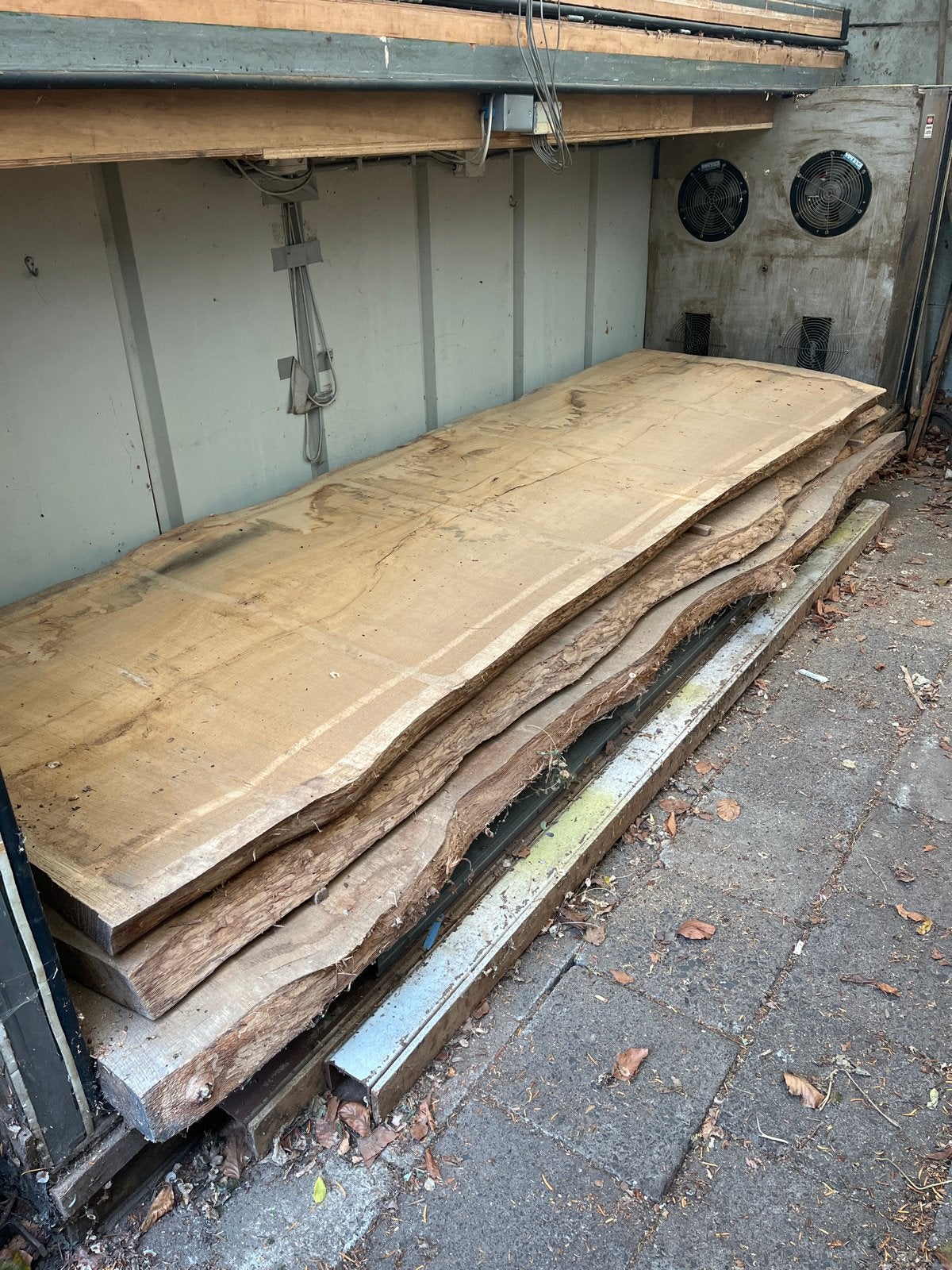 Eiken planken met natuurlijke rand - Diverse afmetingen, Ophalen, Eiken, Nieuw, Plank