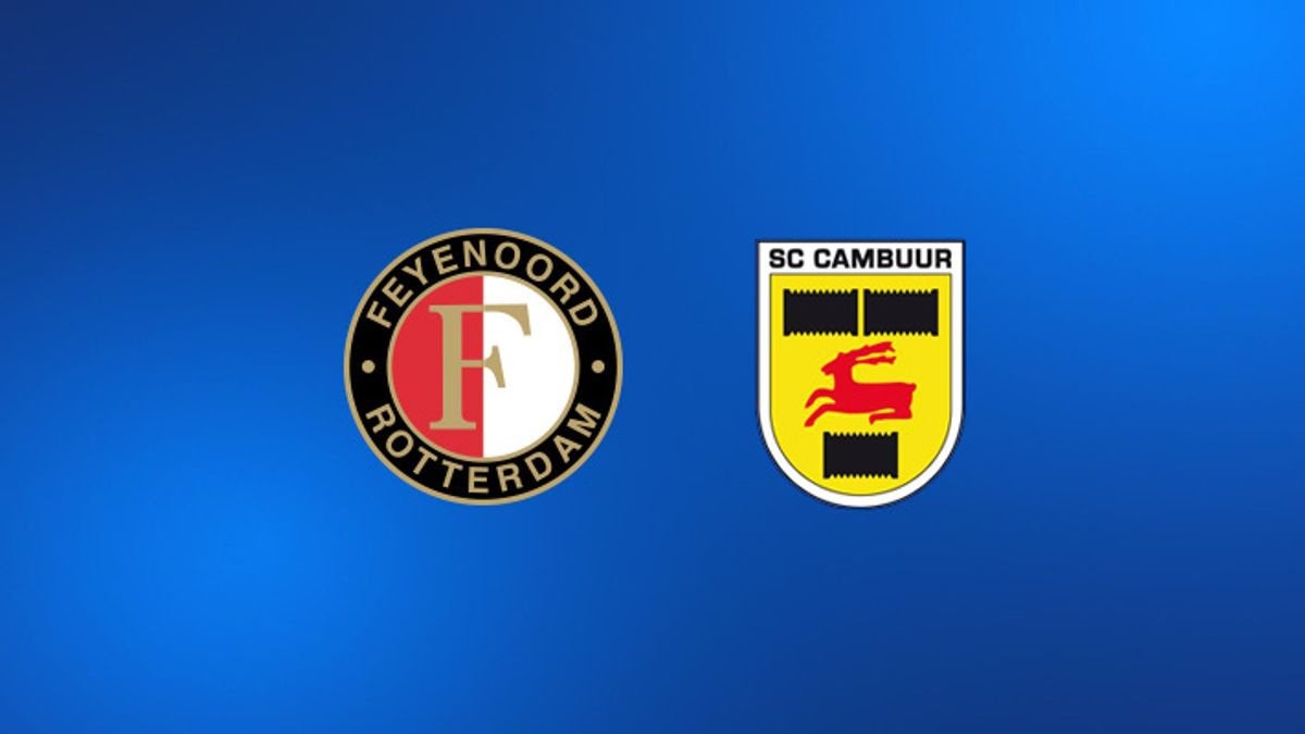 2 Tickets Cambuur - Feyenoord Tribune Noord, Twee personen, Augustus