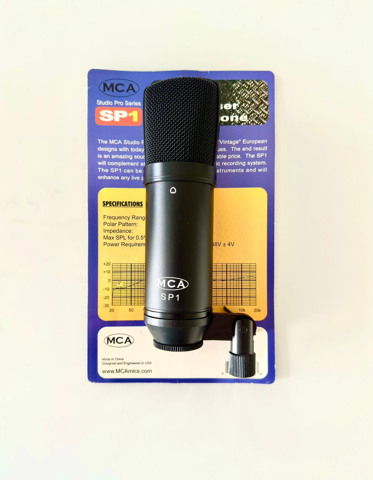 MCA/MXL SP1 condensatormicrofoon, Ophalen of Verzenden, Zo goed als nieuw, Studiomicrofoon