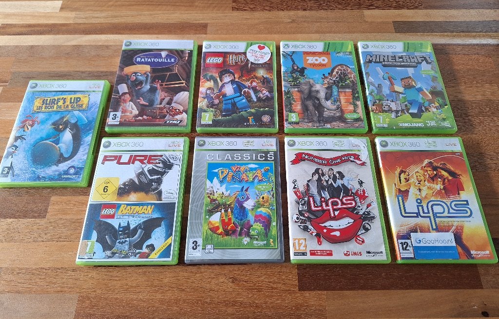 Verzameling Xbox 360 games (9 in totaal), Gebruikt, Overige genres, 1 speler, Ophalen of Verzenden