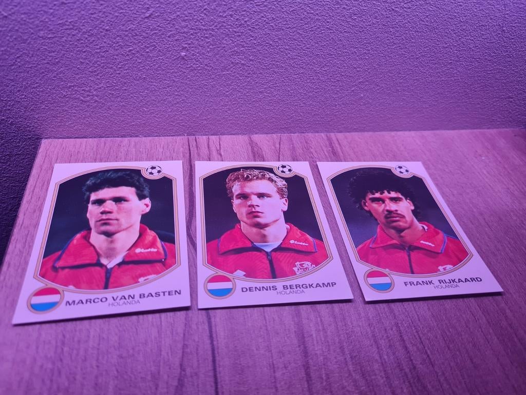 Panini Futbol 92-93: Van Basten, Bergkamp, Rijkaard, Ophalen of Verzenden