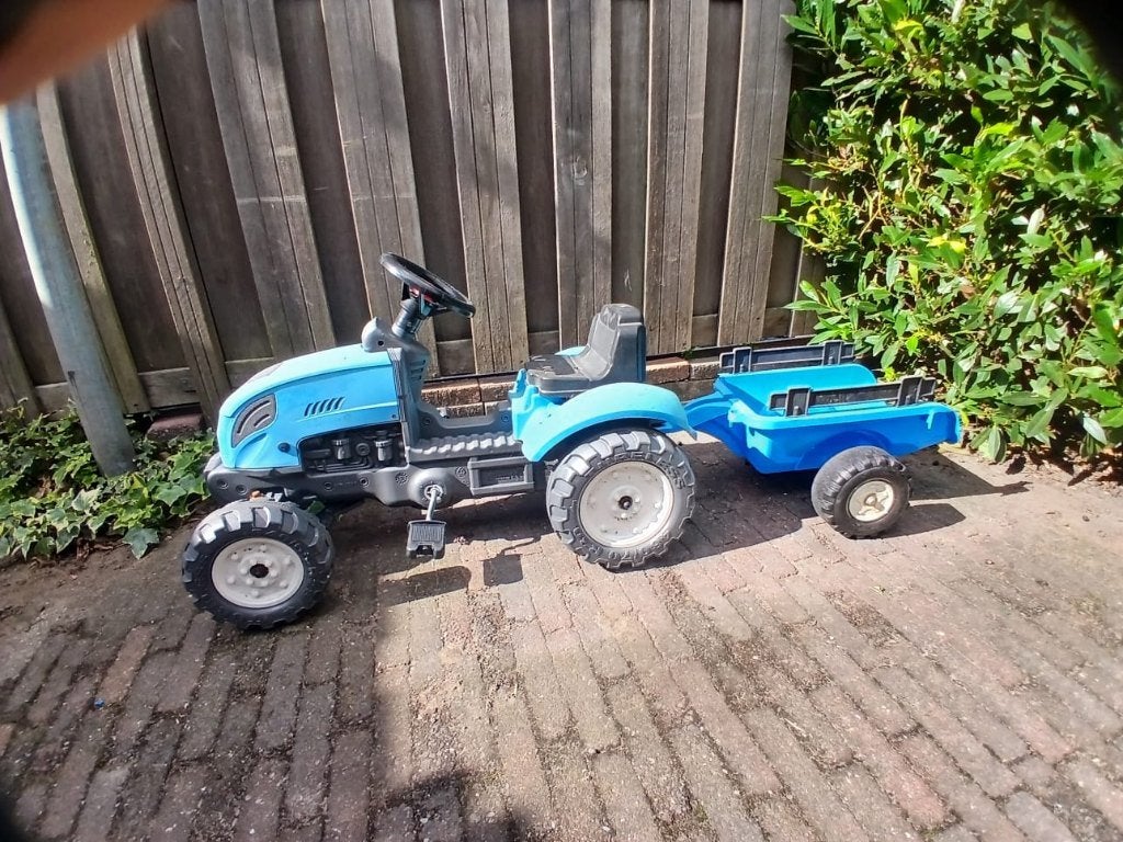 Trap tractor / trekker met kar, Ophalen, Gebruikt, Minder dan 16 inch