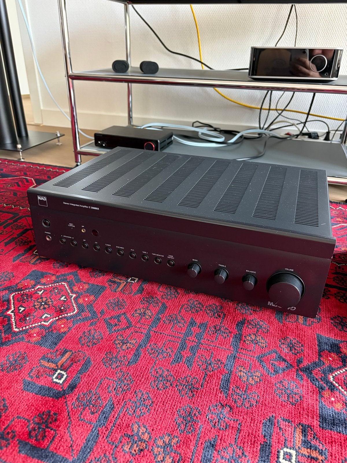 NAD C 356bee Stereoversterker met afstandsbediening, Audio, Tv en Foto, Versterkers en Receivers, Zo goed als nieuw, 60 tot 120 watt