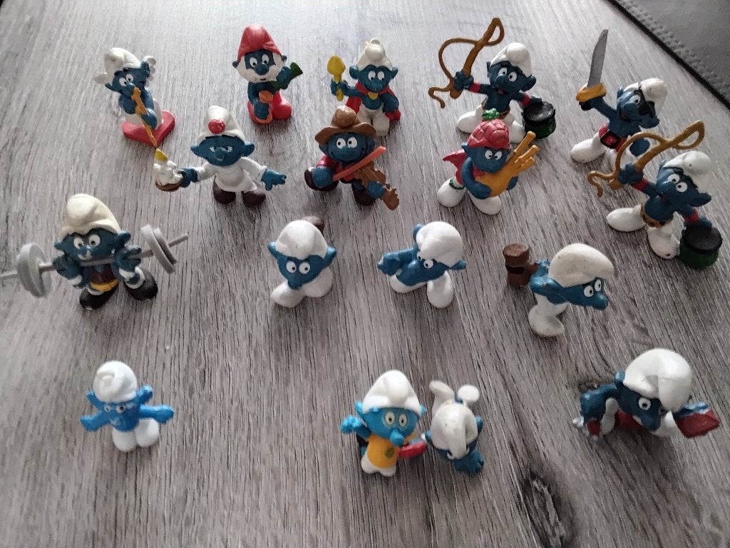 Smurfen, Verzamelen, Smurfen, Ophalen, Zo goed als nieuw, Verschillende Smurfen, Poppetje, Figuurtje of Knuffel