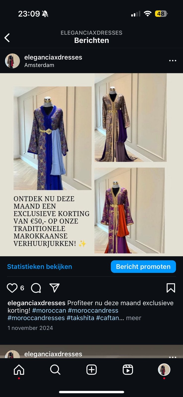 Marokkaanse jurken te huur takchita/caftan, Ophalen, Zo goed als nieuw, Maat 38/40 (M), Overige typen