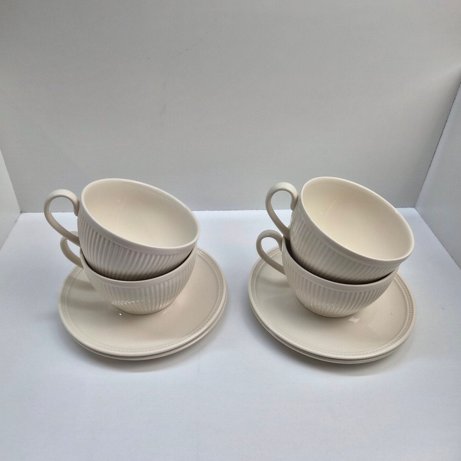 Wedgwood Windsor soepkommen en cappuccino mokken met schotel, Huis en Inrichting, Ophalen of Verzenden