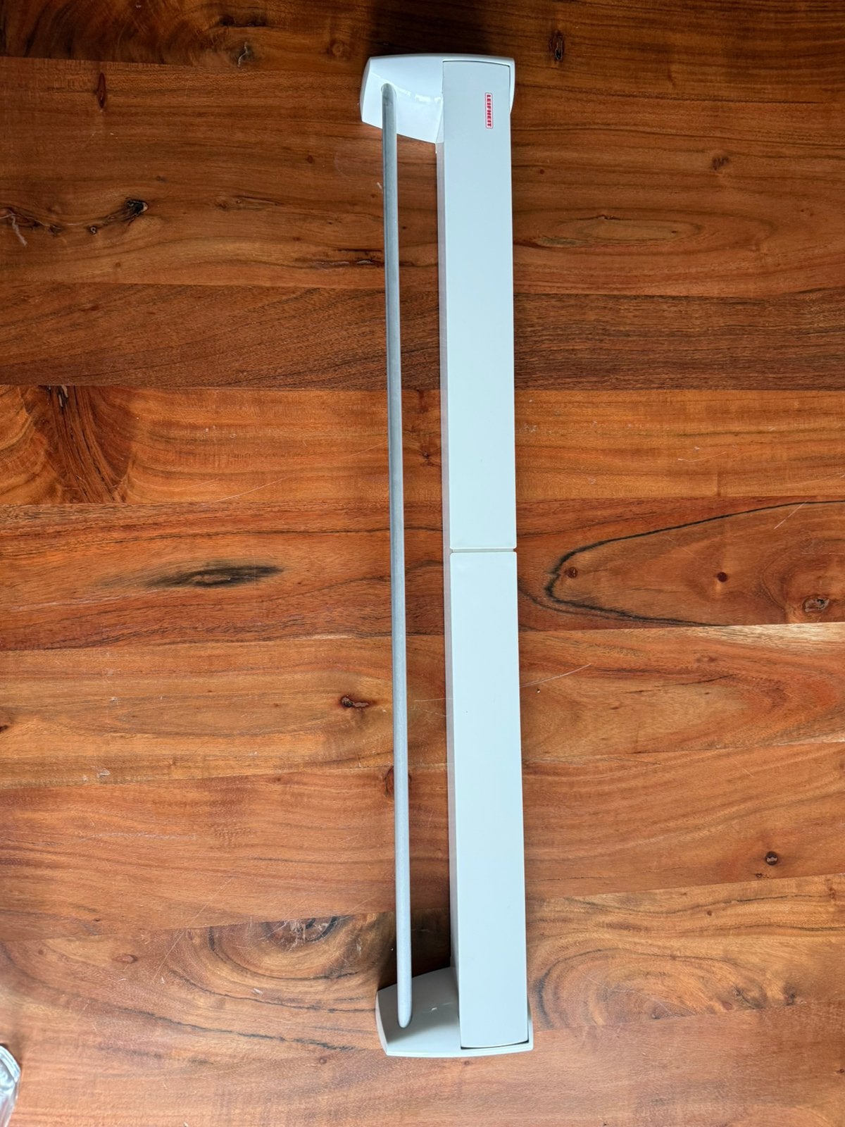 Leifheit uitschuifbaar wanddroogrek met handdoekstang, Ophalen, Zo goed als nieuw, 115 cm of meer, Oprolhekje