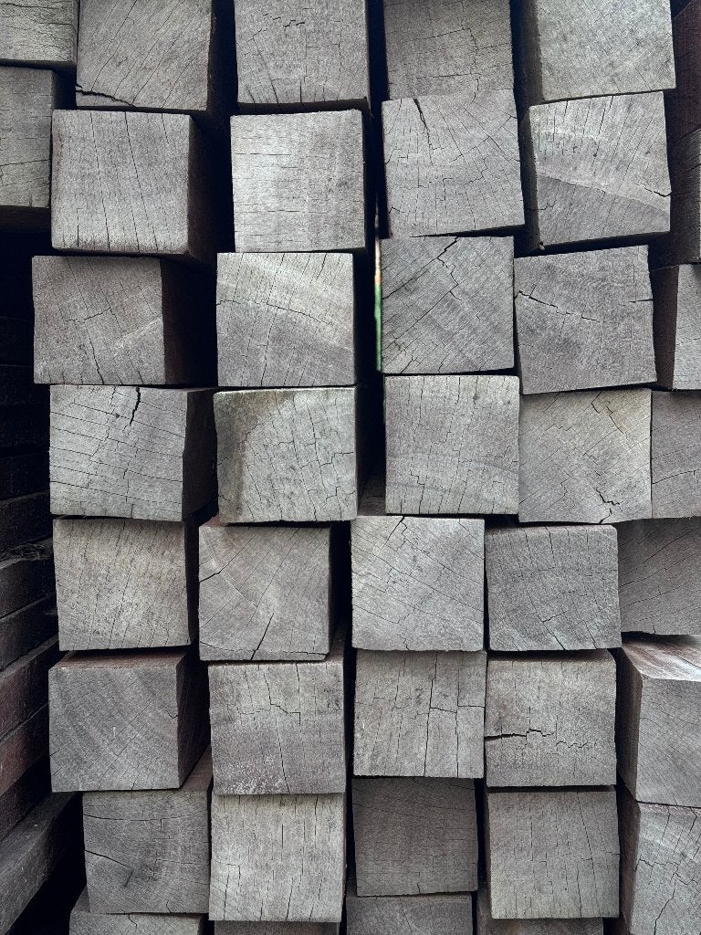 Azobé hardhout palen (planken zijn VERKOCHT), Tuin en Terras, Ophalen, Palen, Nieuw, Hardhout
