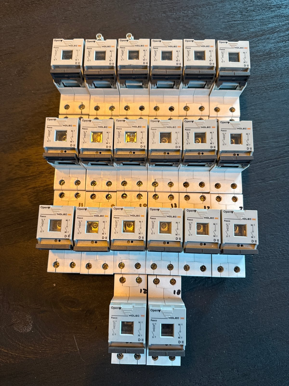 Holec DII Pasco - 20 stuks, Ophalen of Verzenden, Gebruikt, Overige merken, Installatieautomaat