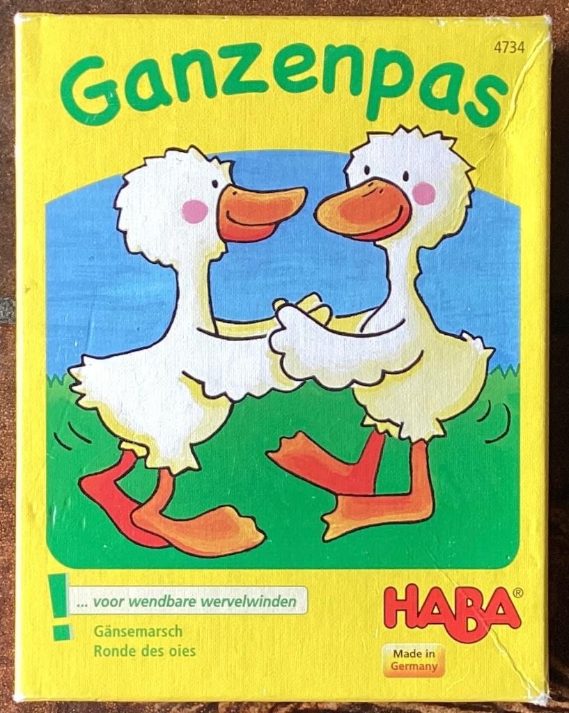 HABA – Ganzenpas / Greetje Gans kaartspel, Ophalen of Verzenden, Zo goed als nieuw, HABA