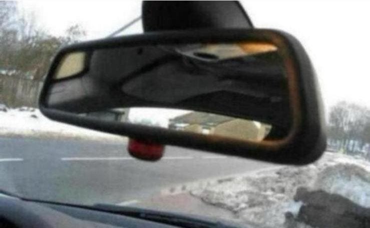 BMW - Autom. dimmende spiegel + alarm led, Auto-onderdelen, Ophalen of Verzenden